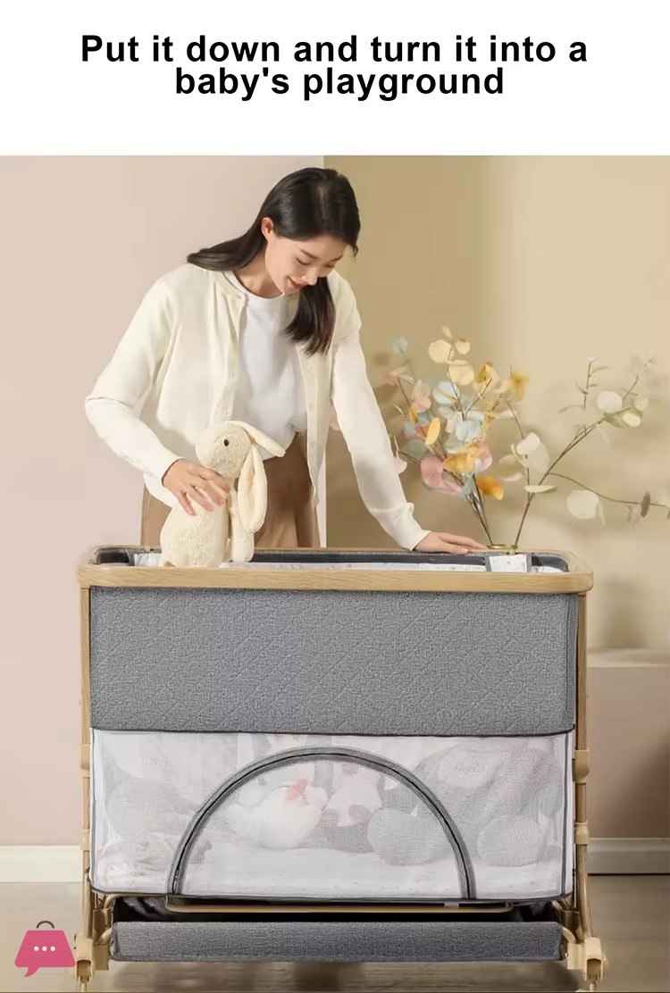 high-quality-baby-bedside-rocking-crib-adjustable-baby-bed-bedside-side-bassinet-cradle---c2