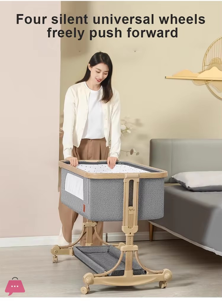 high-quality-baby-bedside-rocking-crib-adjustable-baby-bed-bedside-side-bassinet-cradle---c2