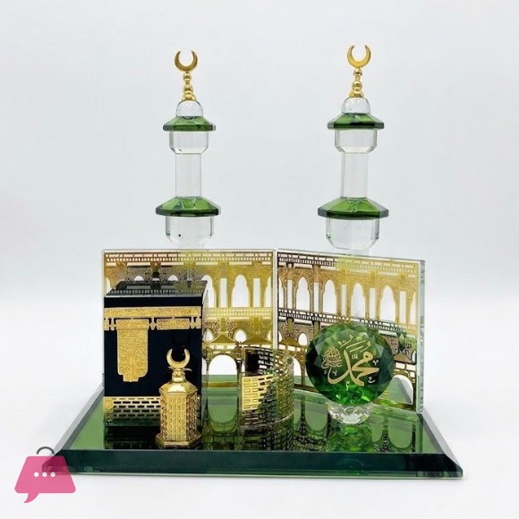 Islamic Decorative Set – Crystal Mecca Scale Model
