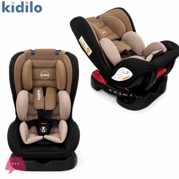 Kidilo 2-Stage Car Seat 0-18 kg – Portable Infant & Toddler Car Seat with 5-Point Harness & Adjustable Recline - YB101A