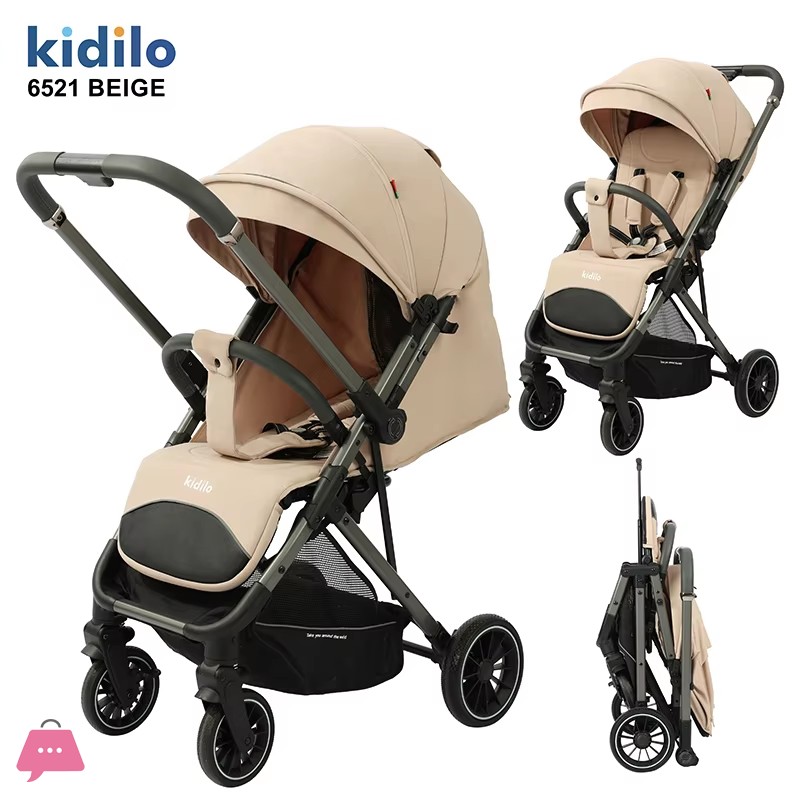 kidilo-baby-stroller-lightweight-pram-5-point-harness-foldable-travel-stroller---6521