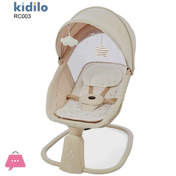 Kidilo Electric Baby Swing Rocking Chair Bouncer Baby Cradle Sleeping Swing - RC003