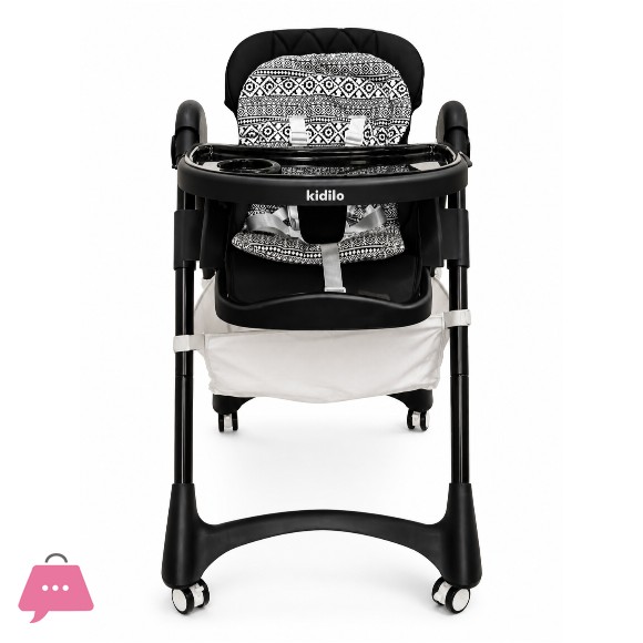 Kidilo Foldable Fantastic High Chair KD3-3