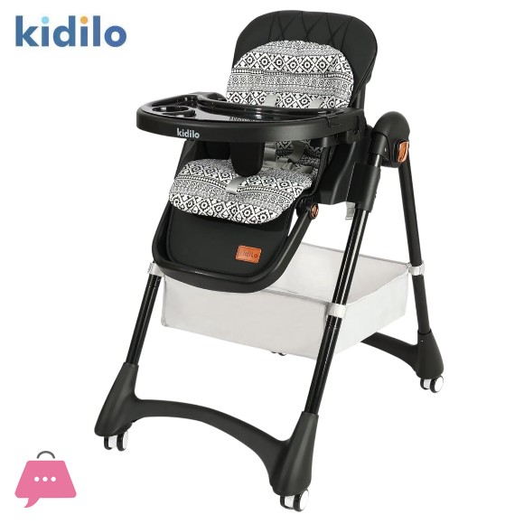 Kidilo Foldable Fantastic High Chair KD3-3