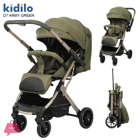 Kidilo Travel Stroller Compact Foldable Baby Stroller – D7
