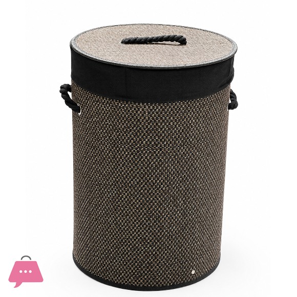 Knock Down Bamboo Laundry Basket