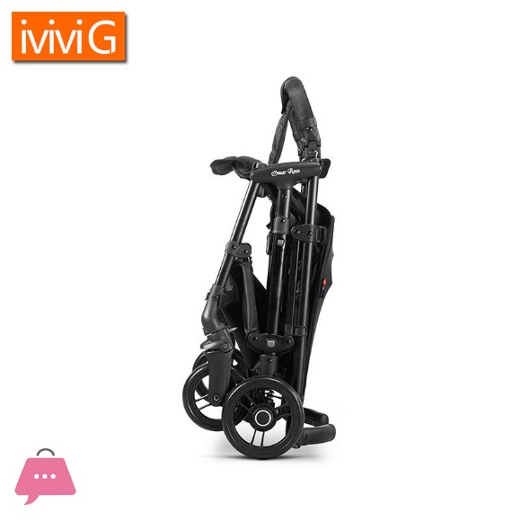 M1-2 Fast Folding One-Handed Baby Stroller Portable 2-in-1 Design for Travelers with Babies Aged 3 Years or Younger