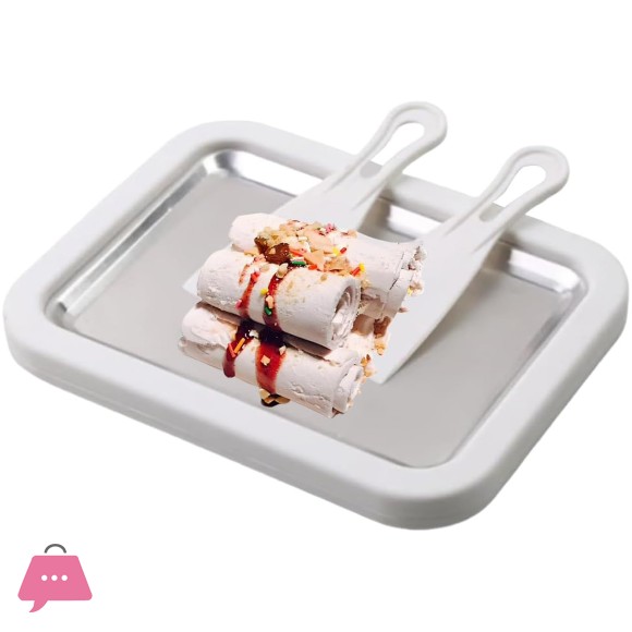 Manual Non-Electric Rolled Ice Cream Maker Pan