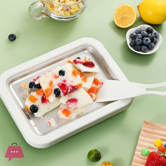 Manual Non-Electric Rolled Ice Cream Maker Pan