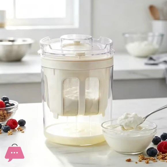 Multi-Purpose 1100ML Greek Yogurt Maker Hung Curd Strainer Box with Mesh Filter