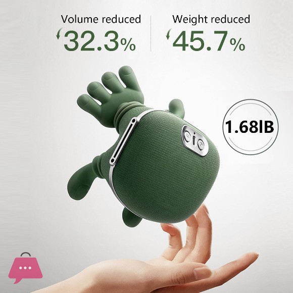 Neck Massager, Electric Neck and Back Massager with Heat, Simulated Human Hand Design