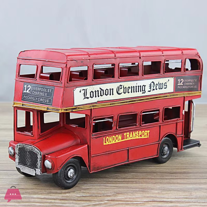 red-london-bus-model-vintage-iron-car-for-home-decor-and-gift-use