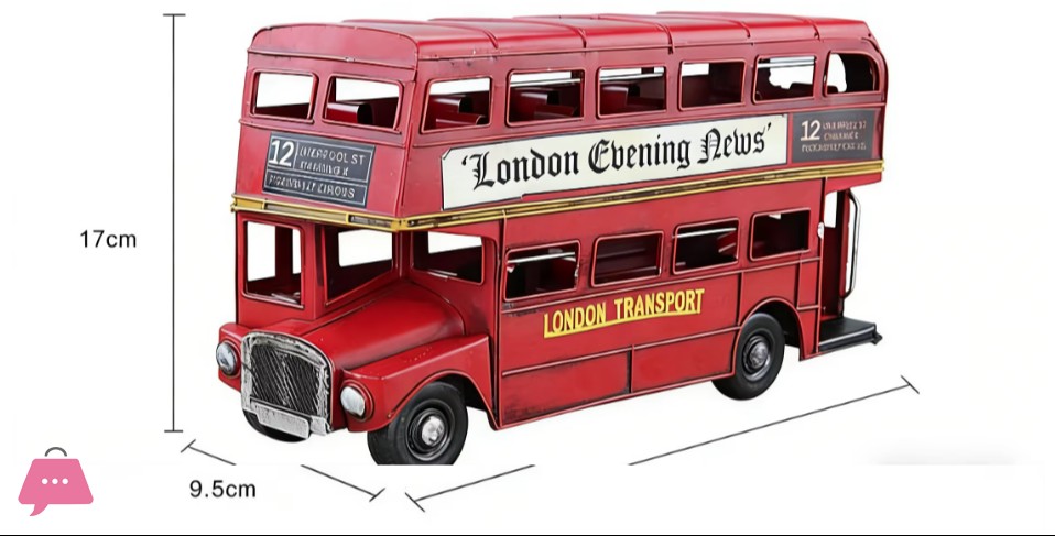 red-london-bus-model-vintage-iron-car-for-home-decor-and-gift-use