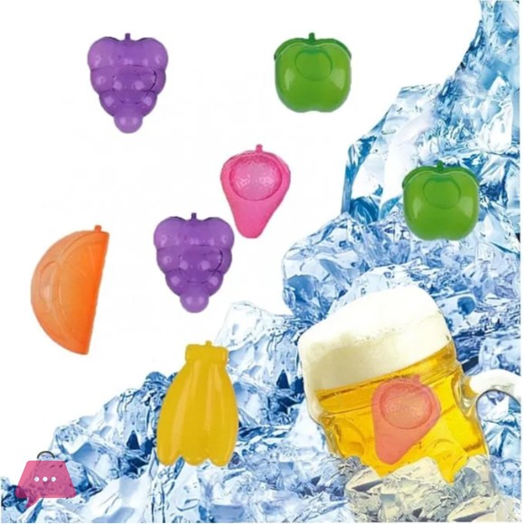 Reusable Ice Cubes - 10 Pcs