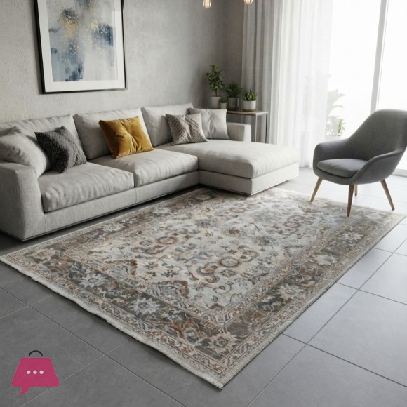 Vintage Distressed Oriental Area Rug 5x8 Feet