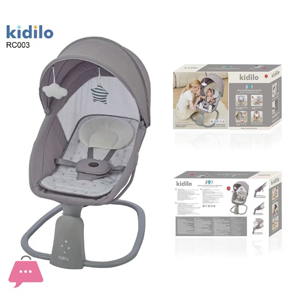 Kidilo Electric Baby Swing Rocking Chair Bouncer Baby Cradle Sleeping Swing - RC003