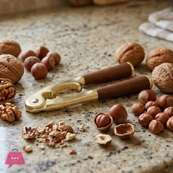 SHENGYA Premium Stainless Steel Walnut and Hazelnut Cracker