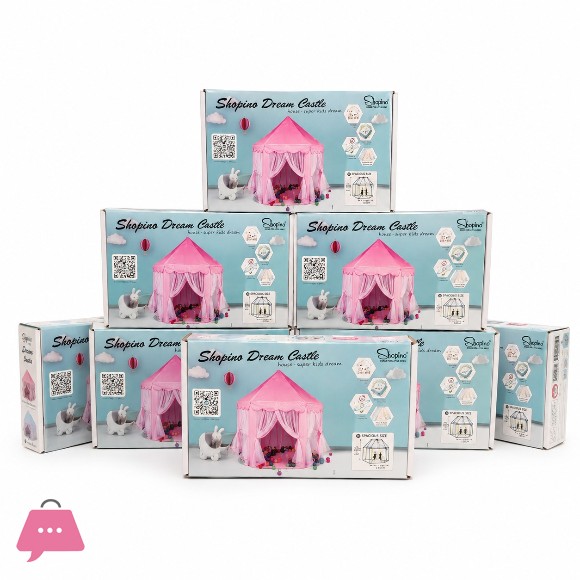 Shopino Princess Castle Tent Indoor Outdoor Fairy House Kids Play Tent