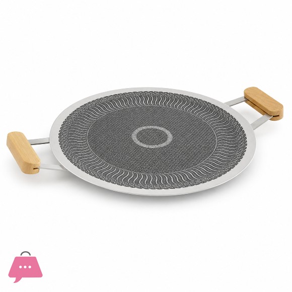 Honeycomb Tawa Laser Coated Double Handle Tawa
