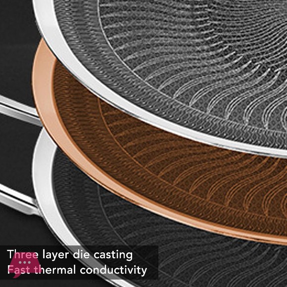 Honeycomb Tawa Laser Coated Double Handle Tawa