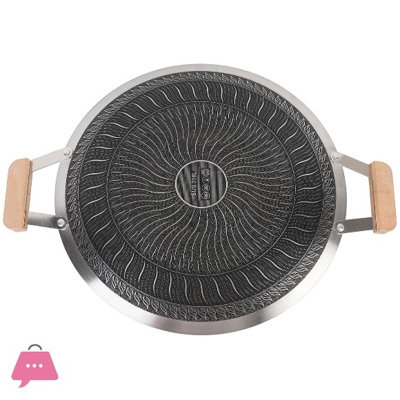 Honeycomb Tawa Laser Coated Double Handle Tawa