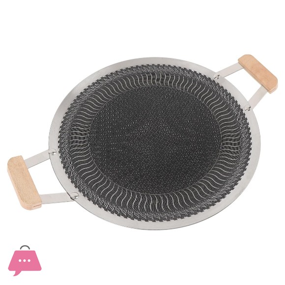 Honeycomb Tawa Laser Coated Double Handle Tawa