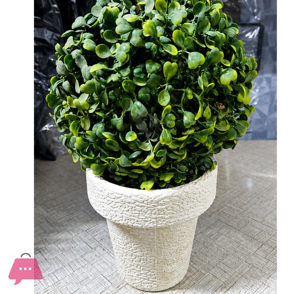 The Florist Yellow Artificial Flower in Melamine Pot - FL8