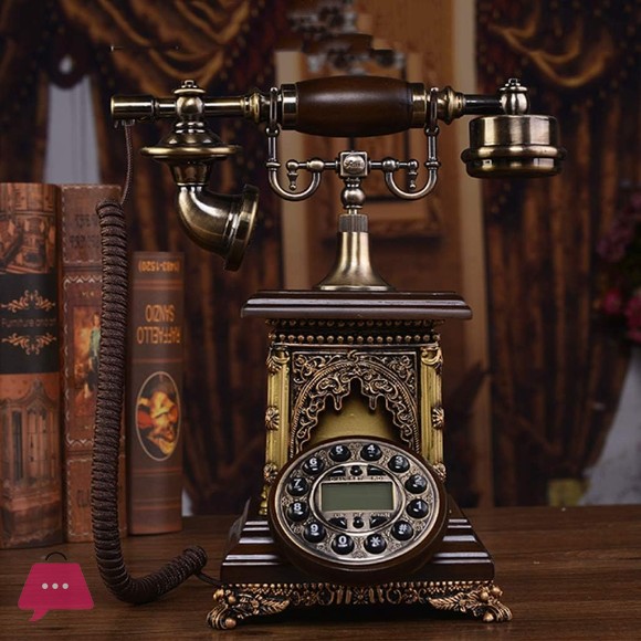 Vintage Telephone Antique Phone Retro Style European Antique Home Desk Decor