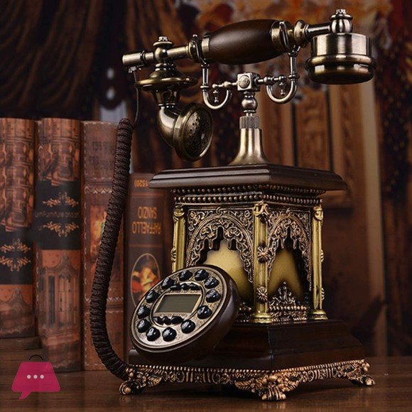 Vintage Telephone Antique Phone Retro Style European Antique Home Desk Decor