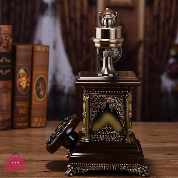 Vintage Telephone Antique Phone Retro Style European Antique Home Desk Decor
