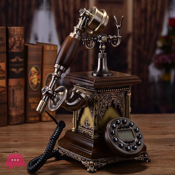 Vintage Telephone Antique Phone Retro Style European Antique Home Desk Decor