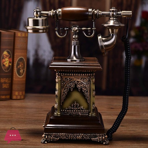 Vintage Telephone Antique Phone Retro Style European Antique Home Desk Decor