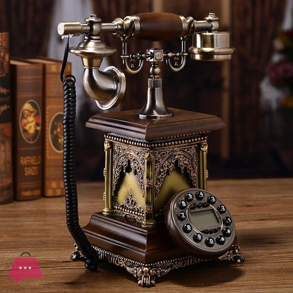 Vintage Telephone Antique Phone Retro Style European Antique Home Desk Decor