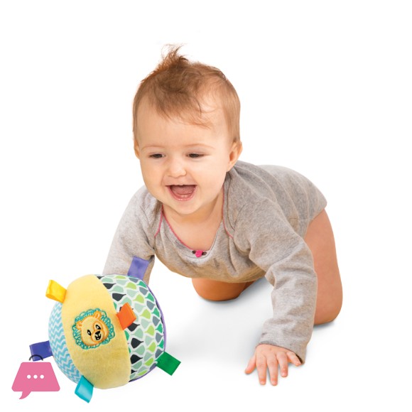 Winfun Caesar the Lion Soft Rattle Ball - 0180-01