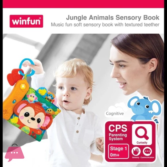 Winfun Jungle Pals Sensory Book - 230102