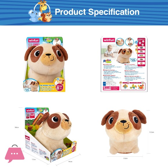 Winfun My Wobbly Pug Pal