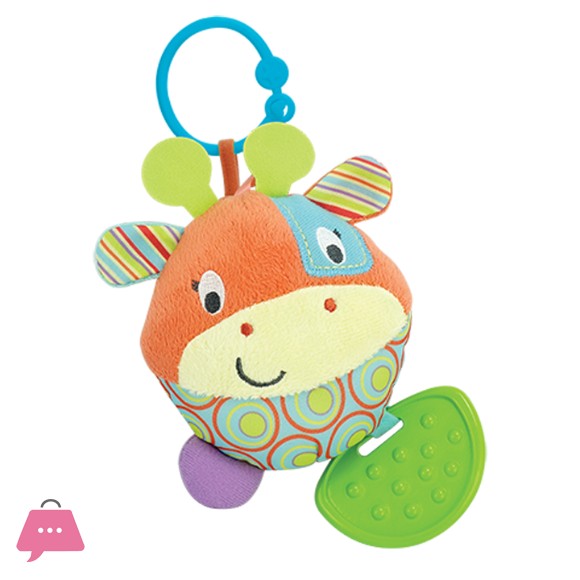 Winfun Round Patch the Giraffe Teether Rattle - 000107
