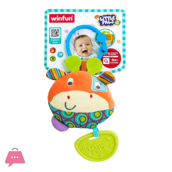 Winfun Round Patch the Giraffe Teether Rattle - 000107