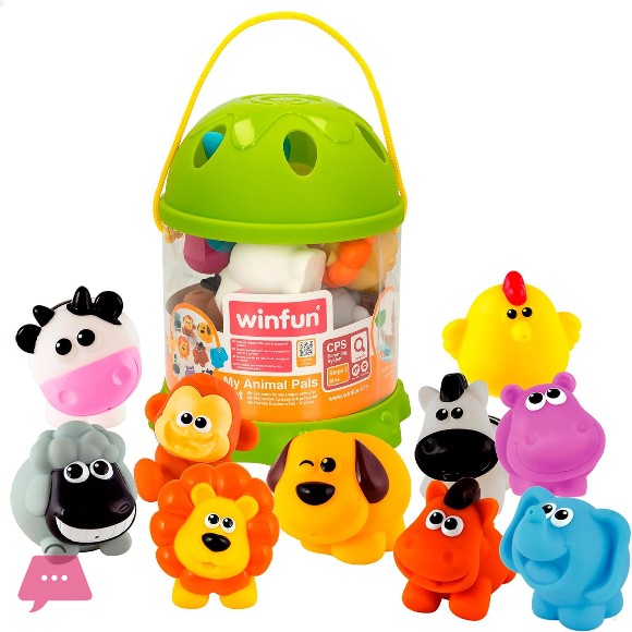 Winfun Soft Rubber Animals Colorbaby Jungle Toy - 1310