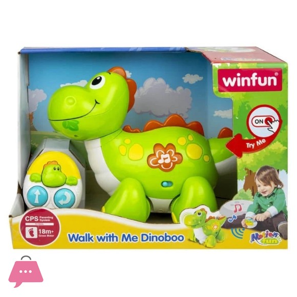 WinFun Walk With Me Dinoboo Dinosaur Toy - 1141