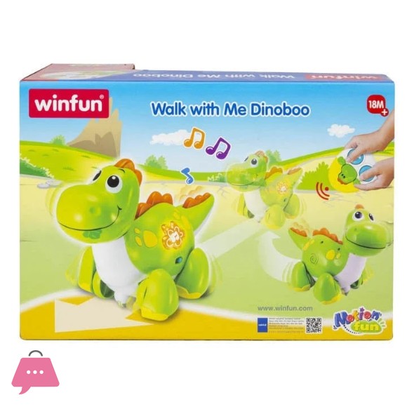WinFun Walk With Me Dinoboo Dinosaur Toy - 1141