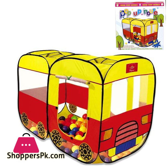 POP UP HOUSE BUS TENT FOR KIDS