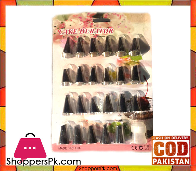 Cake Decorator 24 Pcs Icing Nozzle