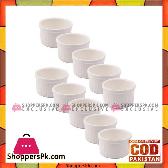 Solecasa White Ramekins Standard 6 Piece Set