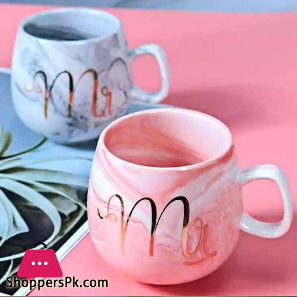 Mr &amp; Mrs Couple Mug Set Ceramic