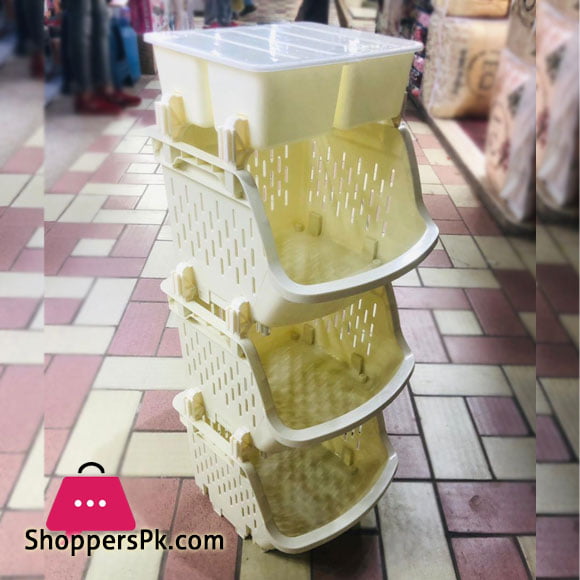3 Tier Kitchen Organization and Storage Cabinet Containers