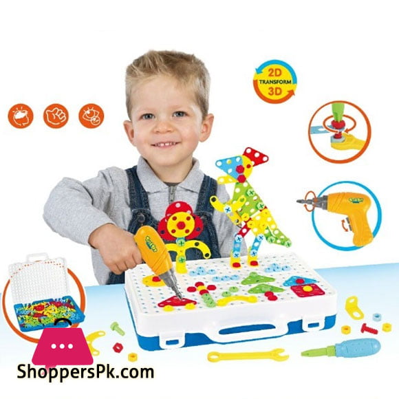 Creative Puzzle Drill Tool Set