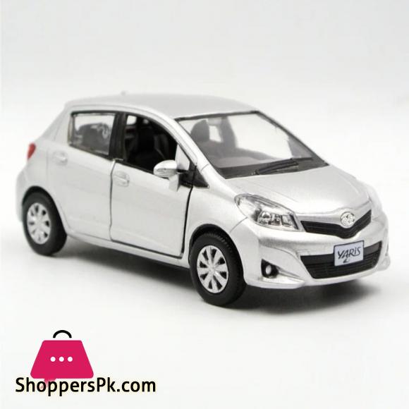RMZ City Toy Vehicle Diecast Model 1:36 Scale TOYOTA Yaris Vitz Pull Back Doors Openable Car Educational
