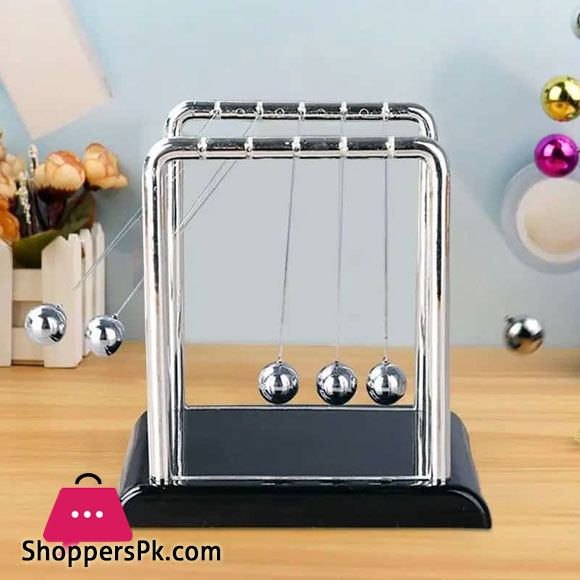 Cradle Steel Balance Ball Physics Science Pendulum Desk Table Decor Fun Toy Gift Small 9cm x 7.5cm x 9.5cm