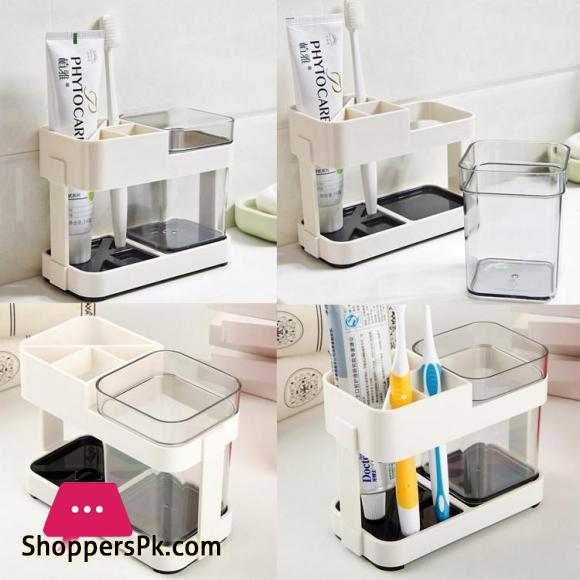 Toothbrush Box Holder Cup Toothbrush Dispenser Holder Bathroom Holder - Brush Holder